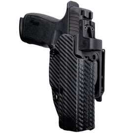 OWB Quick Release IDPA Holster fits Sig Sauer P365 X-Macro (Right-Hand Draw, Carbon Fiber)