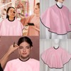 Tibapla 2Pcs Short Makeup Capes, Waterproof Nylon Barber Cape, Hair