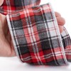 Christmas Plaid Flannel Wired Edge Ribbon by Factory Direct Craft