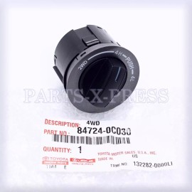 Toyota GENUINE OEM NEW TOYOTA TUNDRA / SEQUOIA 4 WHEEL DRIVE CONTROL SWITCH 84724-0C030