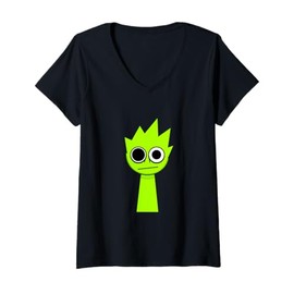 Womens Lime from Sprunki! V-Neck T-Shirt
