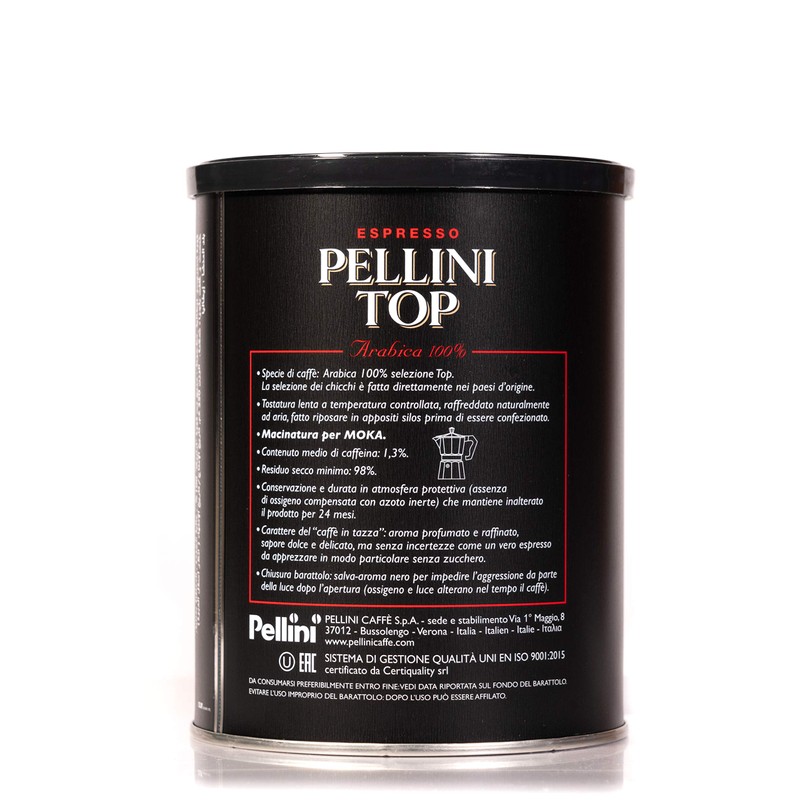 Pellini Top Tin Ground - 250 grams