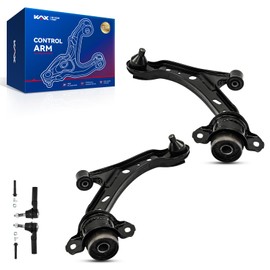 KAX KAX Front Lower Control Arm w/Ball Joint + Tie Rod End Links Fit for 2005 2006 2007 2008 2009 2010 Fo-rd Mustang Left + Right Suspension Kit K80726 K80727 ES80805 4PCS