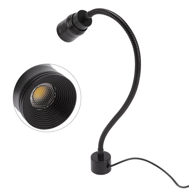 Machine Light LED Gooseneck Work Lamp 7W with Magnetic Base