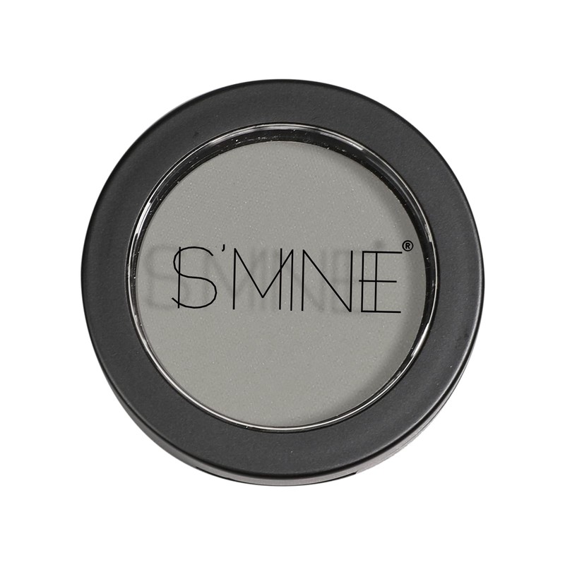 ISMINE Single Eyeshadow Powder Palette Matte Grey, High Pigment, Longwear