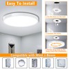 LED Ceiling Light Fixture Flush Mount, 9inch Modern LED Ceiling