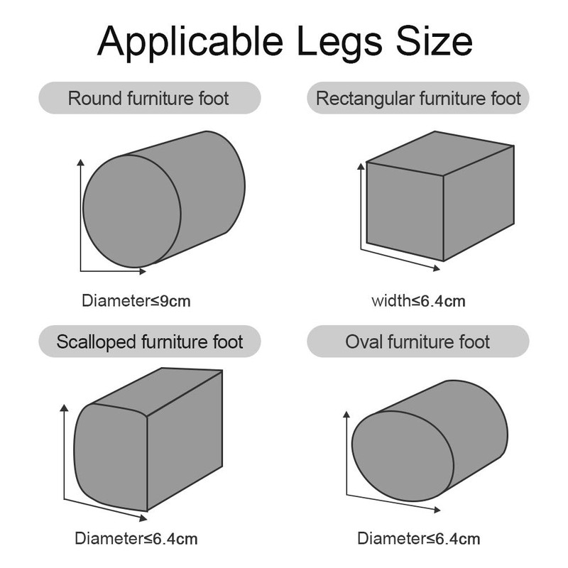 Uping Furniture raiser, bed raiser, table raiser, elephant foot, bed