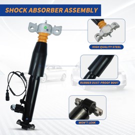 ASH24635 Rear Shock Absorber Assemblies w/Magnetic Compatible with 2013-2020 Lincoln MKZ, for 2013-2020 Ford Fusion ASH24651 EG9Z18125L EG9Z18125D (Rear Shocks)