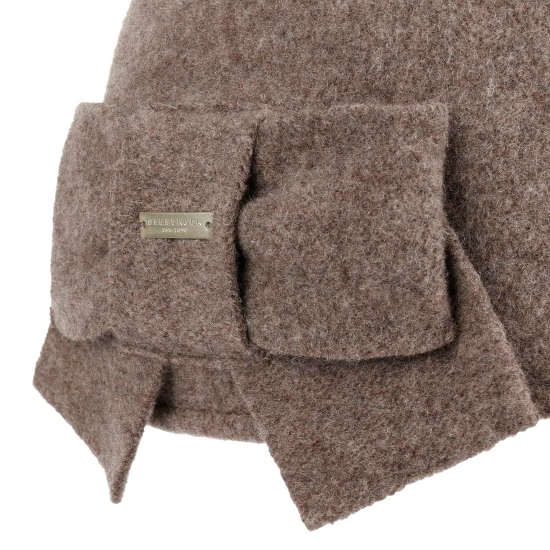 Seeberger Litika Milled Wool Hat Loop Women´s Beanie (One Size