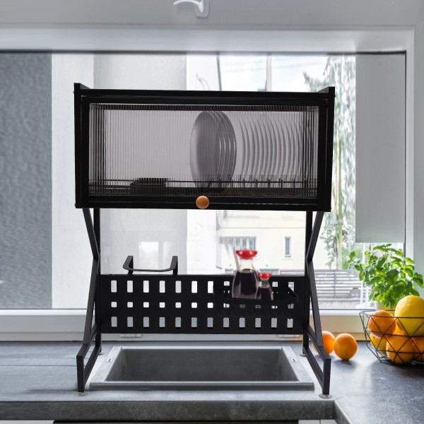 Unbranded Over the Sink Dish Drying Rack Kitchen Storage Shelf