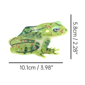 Funny Green Frog Hair Clip,Cute Acetate Hair Claw,Novelty Hair Clips for Women