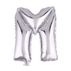 Glanzzeit 18 Inch Silver Foil Balloons Letters A to Z