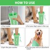 Dog Paw Cleaner for Dogs, (with 3Pcs Absorbent Towels &