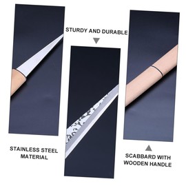 SHOWERORO Ice Skates Bar Ice Bartender Ice Ice Chipper Ice with Handle Ice Picker Ice Crusher Tapered Ice Breaking Ice Tool Wood Handle Ice Pub Ice Khaki Wooden