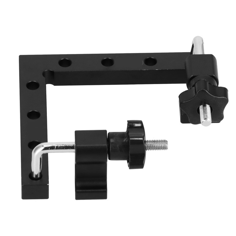 2pcs 90 Degree Positioning Squares L Shape Black Splicing Fixed