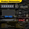 Wireless 6 Gang Switch Panel LED Light Bar Circuit Control