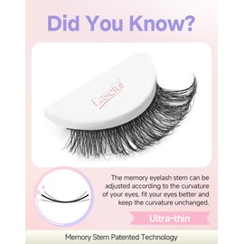 Natural Lashes Natural Eyelashes Natural Look Wispy Lashes Mink Lashes False Eyelashes Fake Eyelashes C Curl Lashes Strip Lashes Bright-03