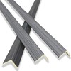3 Pcs 49" Wall Corner Protector Trim, Gray Wood Grain