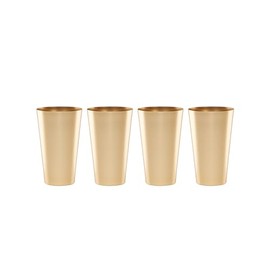 Cambridge EWMT04MTCB1BM 16 Oz Gold All-Purpose Cups, Set Of 4