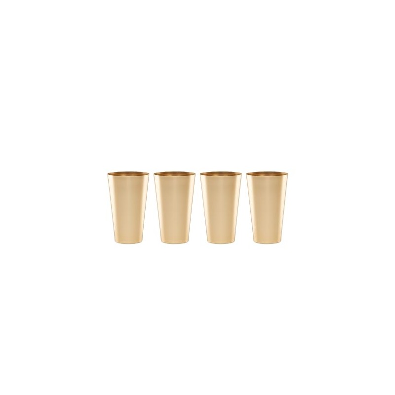 Cambridge EWMT04MTCB1BM 16 Oz Gold All-Purpose Cups, Set Of 4