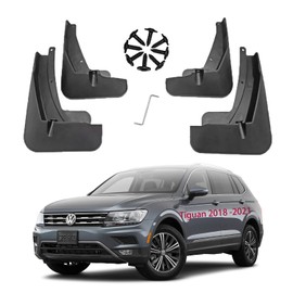Mud Flaps for Tiguan 2018 2019 2020 2021 (Does NOT Fit Tiguan R-Line) Accessories Mud Splash Guard Front and Rear 4-PC Set