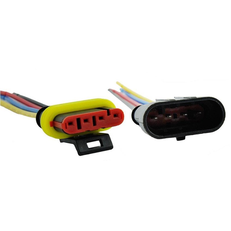 GTIWUNG 5 Kit 4 Pin Waterproof Connector 4 Pin Way