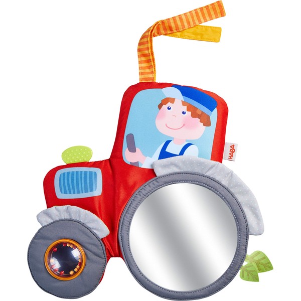 HABA 305407 Tractor Play Cushion Soft Toy for Baby Seat,
