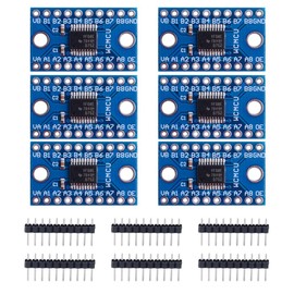 GeeekPi 6Pack TXS0108E 8 Channel Logic Level Converter Bi-Directional High Speed Full Duplex Shifter 3.3V 5V for Arduino Raspberry Pi