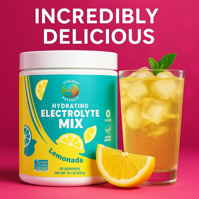 Electrolyte Powder – Zero Sugar Lemon Hydration Mix | 90