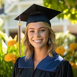 2025 Graduation Cap Tassel with Year Gold Date Charms, Party Decorations, Charm Ceremonies Accessories for Graduates, Purple Gold