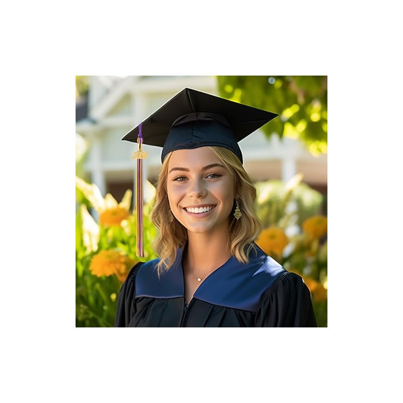 2025 Graduation Cap Tassel with Year Gold Date Charms, Party