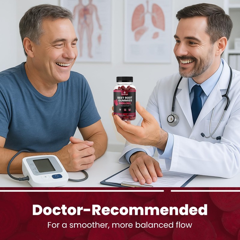 VITAMIZED Beet Root Gummies - Super Nitric Oxide Beets Supplement