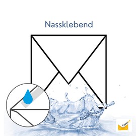 Paper24 25 Square Envelopes 100 g Gold 155 x 155 mm 15.5 x 15.5 cm with Triangle Flap for Wedding Cards 148 x 148 mm (Gold) Christmas Envelopes