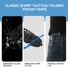 TOPOINT Folding Pocket Knives, EDC with Seatbelt Cutter,Glass Breaker, Bottle