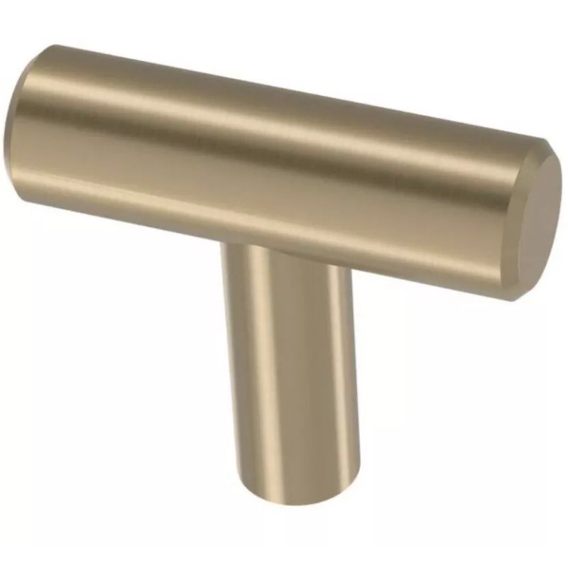 Liberty P01025C-CZ-CP 1-5/8" (40mm) Champagne Bronze Steel Bar Knob Drawer