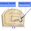 Deluxe Hook and Ring Toss Game, Outdoor Indoor Target Toss
