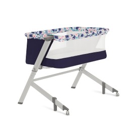 Dream On Me Flora Baby Bassinet in Floral Bloom, Lightweight and Portable Travel Bassinet with Carry Bag, Five Adjustable Height Position, Mattress Pad Included