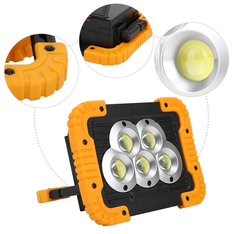 Mini Solar Light Multi Functional COB Working Lamp Portable Camping