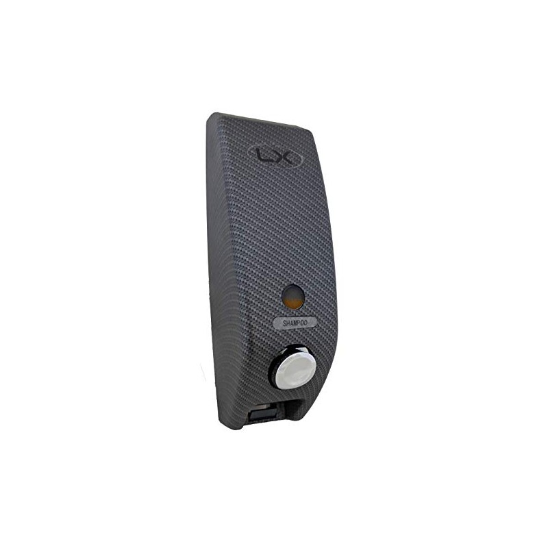 Luxitude Shower Soap Dispenser in Sleek Carbon Fiber Design, Great