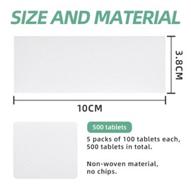 500 Pieces Hair Removal Hot Wax Paper, Flexible Wax Strip Paper, Fabric Wax Strip, Suitable for Face, Legs, Underarms, Hands, Etc.