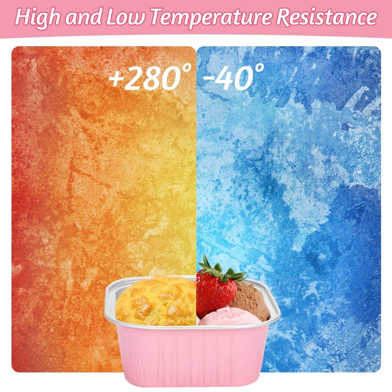 selizo selizo 60 Pack 5oz Mini Disposable Cake Pans with