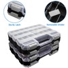 Double Side Tool Box Organizer, Hardware Storage Box, Portable Small