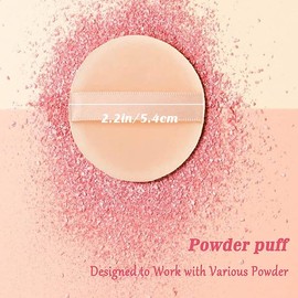 AIMALL 5/10PCS Facial Sponge Powder Puff Pads Face Foundation Beauty Makeup Cosmetic Tool - Flawless Foundation Application Seamless Coverage