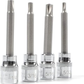 for CTA 8755 4 Piece 3/8" Drive Clutch Head Bit Socket Set 5/32, 3/16, 1/4, 5/16