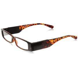 LIGHTSPECS LP Ultra Bright LED Lighted Lightweight Rectangular Reading Glasses