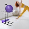 YUYFCC Steel Exercise Ball Holder Modern Metal Yoga Ball Storage