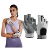 Workout Gloves for Women & Men, Anti-Slip Fingerless Gloves for