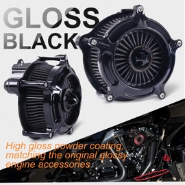 For harley air cleaner filter Sportster Softail Touring street road king glide Dyna for harley davidson air intake filters (Spike turbine - Gray, E-For Touring 2023-UP,Softail 2025-UP)