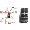 TOHUBE 20A/12V 10A/24V 6 Pin Laser Momentary ON ON Off