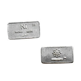 Small Nickel Bar Metallic Nickel 1 Gram Metal Nickel for Collection Elements Periodic Table